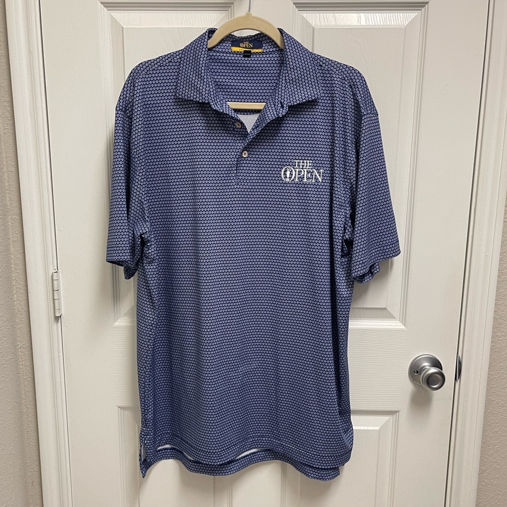 The Open Pattern Golf Polo